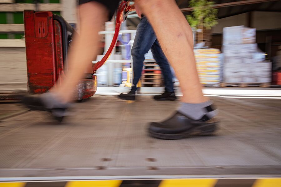 Mitarbeiter im Einsatz - Hasler Logistik AG, Rüthi SG