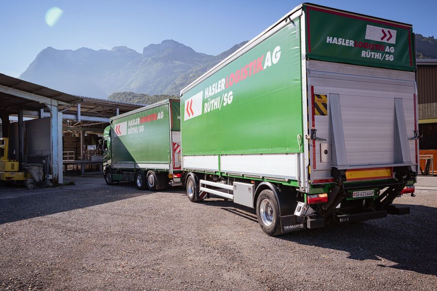 LKW Anfahrt - Hasler Logistik AG