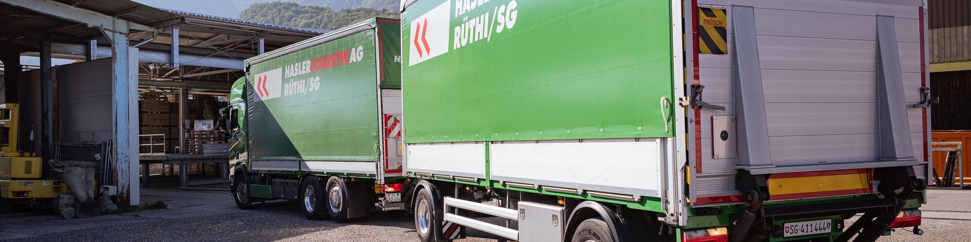 LKW Anfahrt - Hasler Logistik AG